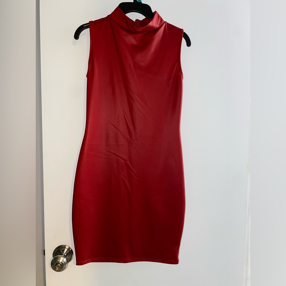 Leather dress